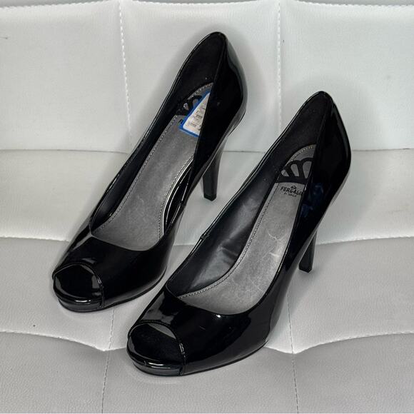Fergalicious Elegant Black Flats - Picture 1 of 4